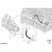 BMW Turbocharger Oil Line O-Ring - Genuine BMW 07148846148