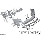 BMW Bumper Cover Reinforcement - Genuine BMW 51127420658
