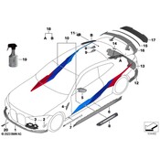 BMW M Performance Door Sill Plate - Genuine BMW 51472472521