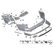 BMW Bumper Trim - Genuine BMW 51127441045