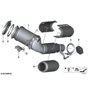 BMW Exhaust Bracket - Genuine BMW 18328484348