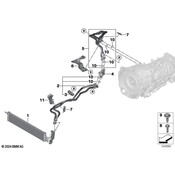 BMW Transmission Oil Cooler Thermostat - Genuine BMW 17229844577