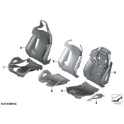 BMW Seat Heater Pad - Genuine BMW 52108745532