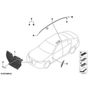 BMW Fender Grille - Genuine BMW 51138076995