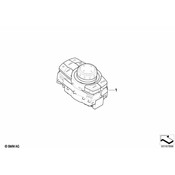 BMW iDrive Telematics Input Controller - Genuine BMW 65829334613