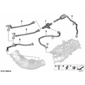 BMW Fuel Tank Vent Hose - Genuine BMW 13908672525