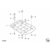 BMW Hex Bolt (M6X10-A2-70) - Genuine BMW 07119904922
