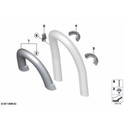 MINI Roll Bar Trim Panel - Genuine MINI 51432759290