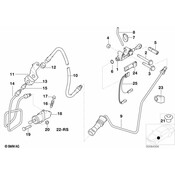 BMW Brake Hose Support - Genuine BMW 21526774229