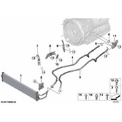BMW Automatic Transmission Oil Cooler Hose - Genuine BMW 17228672933