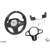 BMW M Performance Steering Wheel Trim - Genuine BMW 32302463594