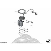 BMW Fuel Pump Connector - Genuine BMW 16117391623