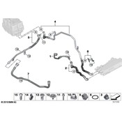 BMW Engine Coolant Hose - Genuine BMW 17129485277