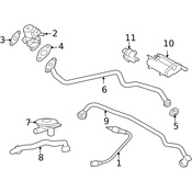 Land Rover EGR Valve Gasket - Genuine Land Rover 4161508