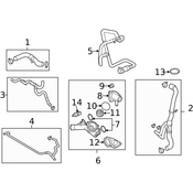 Land Rover Engine Coolant Outlet Gasket - Genuine Land Rover 4359953