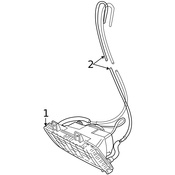 Land Rover Fog Light - Genuine Land Rover AMR5344