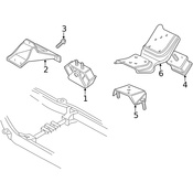 Land Rover Engine Mount - Genuine Land Rover ANR2620