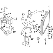 Land Rover Radiator Insulator - Genuine Land Rover EJP1483L