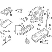 Land Rover Engine Intake Manifold Gasket - Genuine Land Rover ERR7283