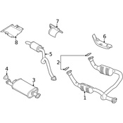Land Rover Exhaust Pipe to Manifold Gasket - Genuine Land Rover ESR3737