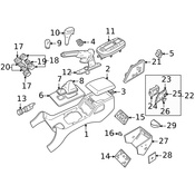 Land Rover Auto Trans Shift Indicator - Genuine Land Rover FJL101900PMA