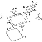Land Rover Trunk Lock Actuator Motor - Genuine Land Rover FQR500170