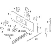 Land Rover Trunk Lock Actuator Motor - Genuine Land Rover FUG500140