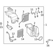 Land Rover HVAC Evaporator Temperature Switch - Genuine Land Rover JQC000010