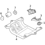 Land Rover Engine Mount - Genuine Land Rover KKB000280