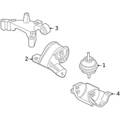 Land Rover Engine Mount - Genuine Land Rover KKB103360
