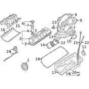Land Rover Engine Oil Filter Adapter - Genuine Land Rover LPY000011