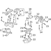 Land Rover Engine Mount - Genuine Land Rover LR001179