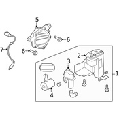 Land Rover Oxygen Sensor - Genuine Land Rover LR001459