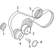 Land Rover Engine Crankshaft Seal - Genuine Land Rover LR001474