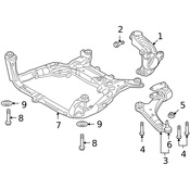 Land Rover Steering Knuckle - Genuine Land Rover LR006858