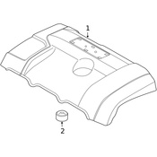 Land Rover Engine Cover - Genuine Land Rover LR007163