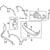 Land Rover Power Steering Cooler - Genuine Land Rover LR007390