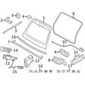 Land Rover Hatch Emblem - Genuine Land Rover LR008212