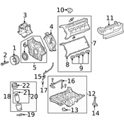 Land Rover Engine Oil Pan - Genuine Land Rover LR011505