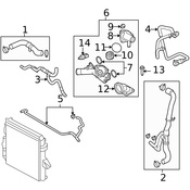 Land Rover Engine Coolant Outlet Flange - Genuine Land Rover LR020008