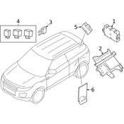 Land Rover Active Suspension Control Module - Genuine Land Rover LR028448