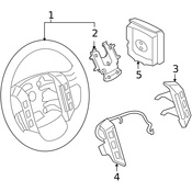 Land Rover Cruise Control Switch - Genuine Land Rover LR032202
