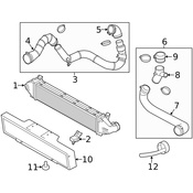 Land Rover Turbocharger Intercooler Pipe - Genuine Land Rover LR048122