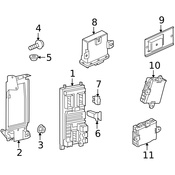 Land Rover Fuse Box Bracket - Genuine Land Rover LR052403