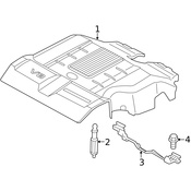 Land Rover Engine Cover - Genuine Land Rover LR062497