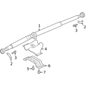Land Rover Drive Shaft - Genuine Land Rover LR072601