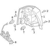 Land Rover Tail Light Assembly - Genuine Land Rover LR083981