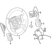 Land Rover Cruise Control Switch - Genuine Land Rover LR087485
