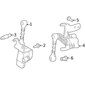 Land Rover Suspension Ride Height Sensor - Genuine Land Rover LR090681