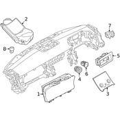 Land Rover Ignition Starter Switch - Genuine Land Rover LR091595